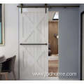 Interior barn door aluminum double sliding